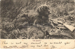 T2/T3 1907 "On Guard", Dog With Gun (EK) - Ohne Zuordnung