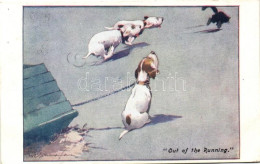 T2/T3 'Out Of The Running' / Studdy's Dogs Series B10 Bonzo Dog S: G. E. Studdy - Ohne Zuordnung