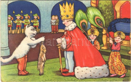 T2/T3 1934 Puss In Boots. Children Fairy Tale Art Postcard With Cat. Amag 0403. S: Margret Boriss (EK) - Non Classificati
