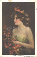 T2/T3 1913 "June, Blessed June" Lady Art Postcard. Reinthal & Newman Pubs. Series 109. S: Philip Boileau (EK) - Unclassified