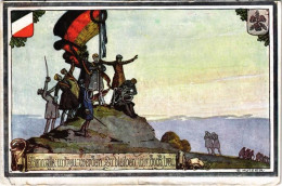 T2/T3 1912 Wenn Alle Untreu Werden So Bleiben Wir Doch Treu / German Patriotic Art Postcard, German Flag S: E. Kutzer (E - Ohne Zuordnung