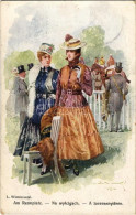 T2/T3 1918 Am Rennplatz / A Lóversenytéren / Na Wyscigach / Ladies At The Horse Race. A.F.W. III/2. Nr. 779. S: L. Winto - Ohne Zuordnung