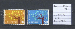 (TJ) Europa CEPT 1962 - Zwitserland YT 698/99 (postfris/neuf/MNH) - 1962