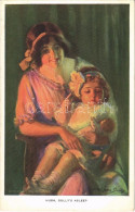 * T2 Hush, Dolly's Asleep. Lady With Child Art Postcard. Reinthal & Newman Pubs. No. 453. S: Alfred James Dewey - Non Classés