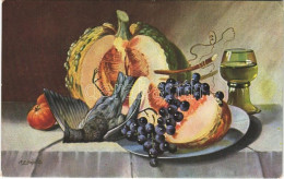 ** T2/T3 Still Life Art Postcard. "Peluba" 229. Artist Signed (EK) - Sin Clasificación