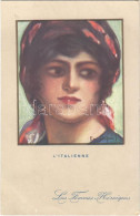* T3 L'Italienne / French Lady Art Postcard. Les Femmes Heroiques. Visé Paris No. 46. S: Em. Dupuis (EB) - Unclassified