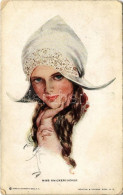 T3 1915 Miss Knickerbocker. Lady Art Postcard. Reinthal & Newman No. 183. S: Harrison Fisher (EK) - Unclassified