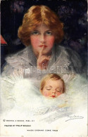 ** T3 When Dreams Come True. Lady With Child Art Postcard. Reinthal & Newman No. 826. S: Philip Boileau (EB) - Unclassified
