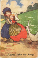 * T3 1924 Please Take Me Home / Children Art Postcard. Celesque Series S: Agnes Richardson (Rb) - Ohne Zuordnung