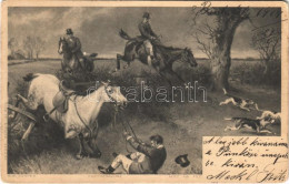 T2/T3 1904 Déposé Series No. 6014. Photogravure / Riding Art Postcard S: A. W. Cooper + "BROOD - BUDAPEST 31. SZ." Vasút - Unclassified