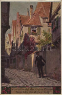 T2/T3 1918 "Nun Leb' Wohl, Du Kleine Gasse" Volksliederkarten Von Paul Hey Nr. 47. / German Art Postcard S: P. Hey (EK) - Ohne Zuordnung