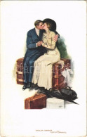 ** T2/T3 Stolen Sweet, Romantic Couple, R. Chapman Co. N.Y. Published By Taylor Platt & Co. N.Y. Series 782. S: Clarence - Unclassified