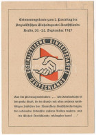 * T2/T3 1947 Erinnerungskarte Zum 2. Parteitag Der Sozialistischen Einheitspartei Deutschlands Berlin 20-24. September 1 - Non Classés