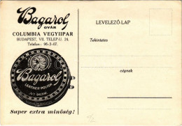 ** T2/T3 Bagarol Gyár Columbia Vegyiipar Cipőkrém Reklámja. Budapest, Telep Utca 24. (EK) - Unclassified