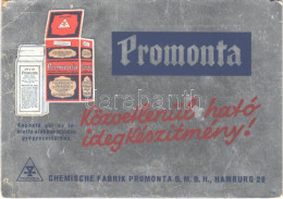 T3 1931 Promonta. Közvetlenül Ható Idegkészítmény! Chemische Fabrik Promonta GmbH Hamburg Reklámlapja / "Promonta" Nerve - Sin Clasificación