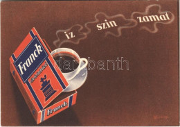 ** T2/T3 Íz - Szín - Zamat. Franck Cikóriakávé Reklámja. Budapesti Árumintavásár / Hungarian Chicory Coffee Advertising  - Unclassified
