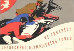 * T2 1937 Ve Prospech Jezdeckého Olympijského Fondu. Jezdecky Sport Zoceluje Charakter A Svalistvo / Czech Olympic Eques - Non Classés