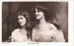 T2/T3 1905 Phyllis And Zena Dare, The Sisters, Davidson Bros "Glossy Photo" Series, No.1258 (fa) - Ohne Zuordnung
