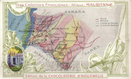 ** T2 Les Colonies Francaises: Afrique: Mauritanie / French Colony, Mauritania Map, Litho - Ohne Zuordnung