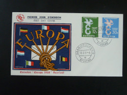 FDC Europa 1958 Saar Sarre (ex 1) - FDC