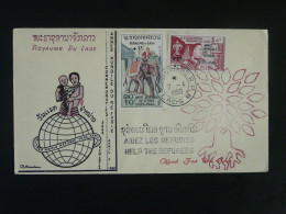 FDC Année Mondiale Du Réfugié Refugee World Year Laos 1960 (ex 1) - Vluchtelingen