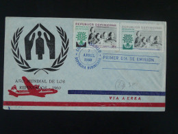 FDC Année Mondiale Du Réfugié Refugee World Year Dominican Republic 1960  - Réfugiés