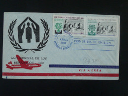 FDC Année Mondiale Du Réfugié Refugee World Year Dominican Republic 1960  - Refugees