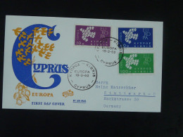 FDC Europa 1962 Chypre Cyprus (ex 4) - 1962