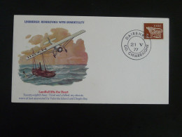 Lettre Commemorative Cover Aviation Lindbergh Irlande Ireland 1977 - Storia Postale