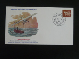 Lettre Commemorative Cover Aviation Lindbergh Irlande Ireland 1977 - Lettres & Documents