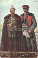 ** T2 Deutschlands Stolz! / Emperor Wilhelm II And Paul Von Hindenburg, German Military S: Art. Fischer - Ohne Zuordnung