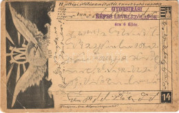 T3/T4 1901 Gyorsírási Képes Levelezőlap. Kiadja Az Országos Magyar Gyorsíró Egyesület / Hungarian Stenography Greeting C - Ohne Zuordnung