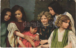 T2/T3 Kindergruppe. Offizielle Postkarte Der Passionsspiele Oberammergau 1922 (Serie IV. No. 20.) (EK) - Ohne Zuordnung