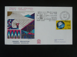 FDC énergies Nouvelles Flamme Concordante Mont-Louis 66 Pyrénées Orientales 1981 - Elektriciteit