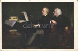 ** T2/T3 Liszt Bei Richard Wagner. Galerie Wiener Künstler Nr. 369. S: Hermann Torggler (EK) - Non Classificati