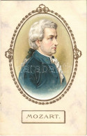 ** T4 Wolfgang Amadeus Mozart. G.O.M. 2584. VI. Emb. Litho (apró Lyukak / Tiny Pinholes) - Ohne Zuordnung