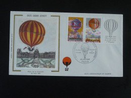 Lettre Commemorative Cover Montgolfière Ballon Coupe Gordon Bennett 1983 - Airships