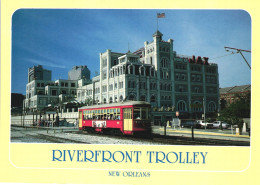 UNITED STATES, LOUISIANA, NEW ORLEANS, ROVERFRONT TROLLEY, PANORAMA, TRAM - New Orleans