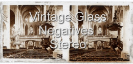 Vintage Glass Stereoscopes Side-by-Side Viewers From The 1920s 3d Jube De Saint Etienne Du Mont Paris France - Glass Slides