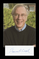 Thomas Cech - American Chemist - Signed Card + Photo - 90s - Nobel Prize - Uitvinders En Wetenschappers