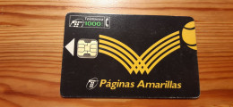 Phonecard Spain - Páginas Amarillas, Tennis 67.000 Ex. - Privatausgaben