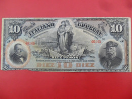 7667 - Uruguay 10 Pesos 1887 - S-212a.1 - Uruguay