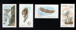 1870127721 1970 (XX)  SCOTT 551 554 POSTFRIS MINT NEVER HINGED - EUROPEAN NATURE CONSERVATION YEAR - FAUNA AND FLORA - Unused Stamps