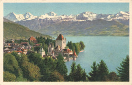 ARTS - Peintures Et Tableaux - Oberhofen Am Thunersee - Carte Postale Ancienne - Malerei & Gemälde