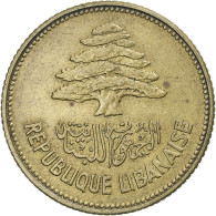 Monnaie, Liban , 25 Piastres, 1952, Utrecht, TTB, Bronze-Aluminium, KM:16.1 - Liban