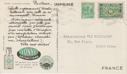 Tunisie 1953 Carte Ionyl Biomarine Amphithéatre D'El-Djem - Briefe U. Dokumente