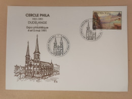 FDC, Cercle Philatélique Dudelange 1991 - FDC