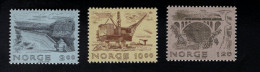 1870139679 1979  SCOTT  750 752 (XX) POSTFRIS MINT NEVER HINGED - NORWEGIAN ENGINEERING - DAMP BRIDGE OIL DRILLING PLATF - Unused Stamps