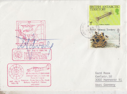 British Antarctic Territory (BAT) Polar Fliht Polar 2 / Polar 4 Ca Halley 19 FE 1990 (SZ164A) - Poolvluchten