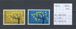 (TJ) Europa CEPT 1962 - Nederland YT 758/59 (postfris Met Plakker/neuf Avec Charnière/MH) - 1962